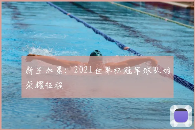 新王加冕：2021世界杯冠军球队的荣耀征程